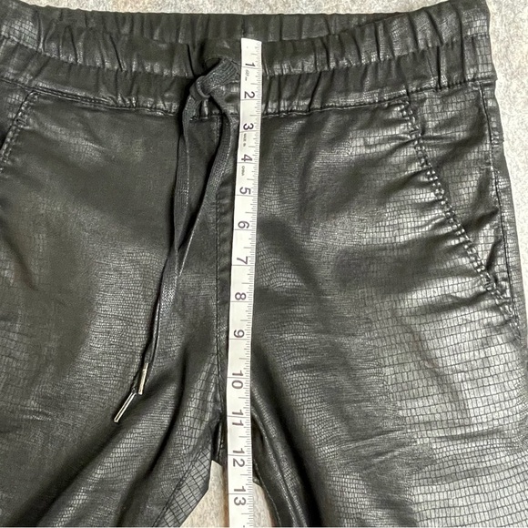 Bevy Flog Shely Snake Cro Print Drawstring Chic Classy Stylish Pant - Sz 27 - Picture 13 of 14